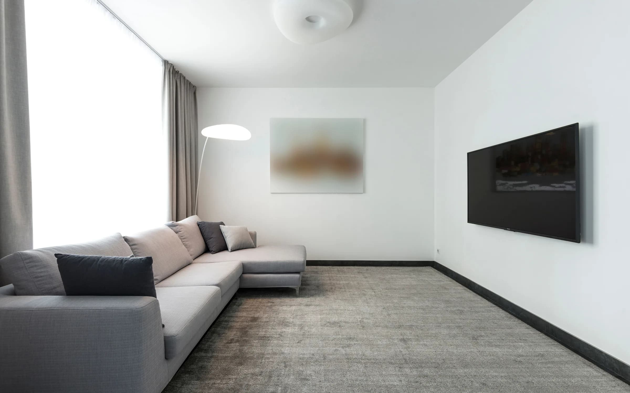 Ambiente con Alfombras Modulares instalado: fotografía de Grupo Dekor