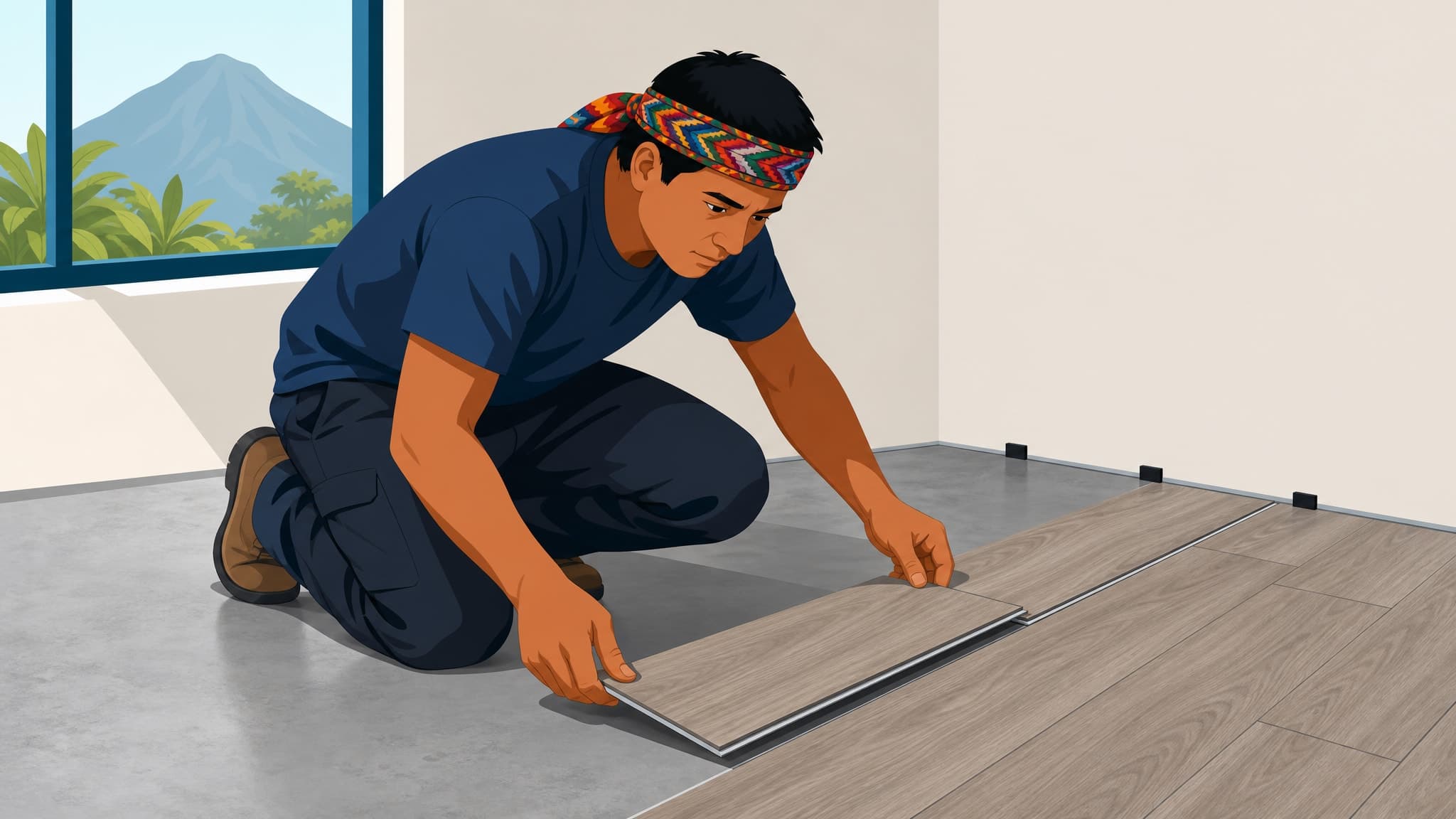 Instalación de Piso SPC en Guatemala: Servicio Profesional