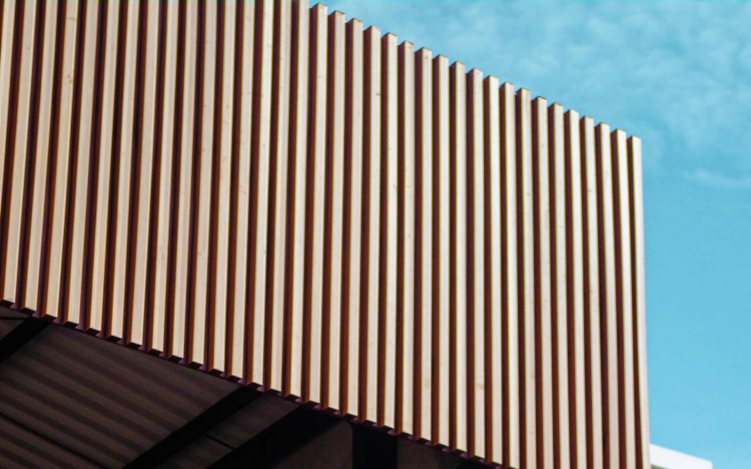 Ambiente con Lambrin de PVC y WPC instalado: fotografía de Grupo Dekor