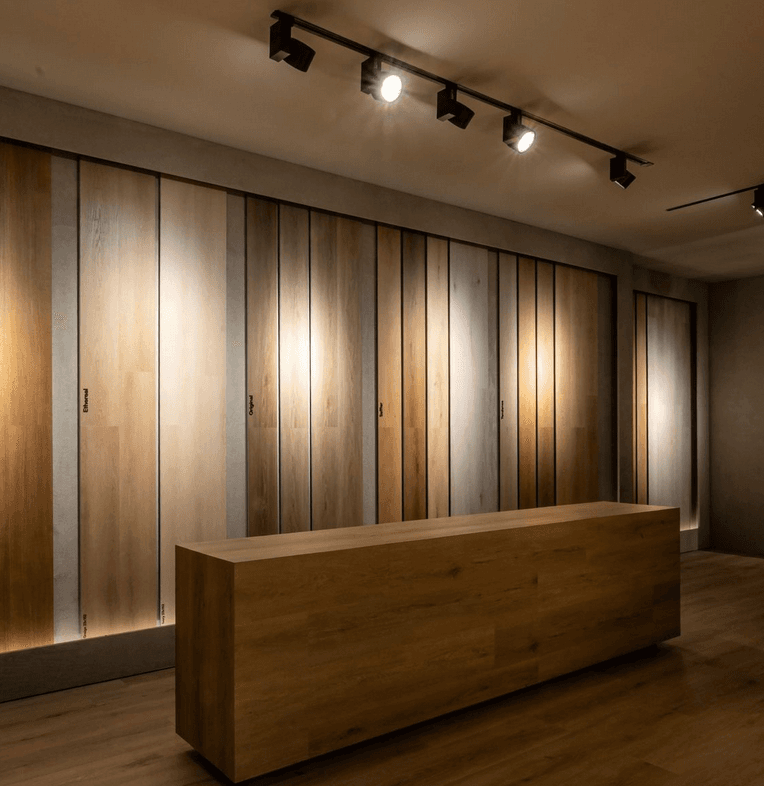 Showroom de Grupo Dekor en la Zona 10 de Guatemala